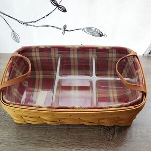 Longaberger Handwoven Brown Basket